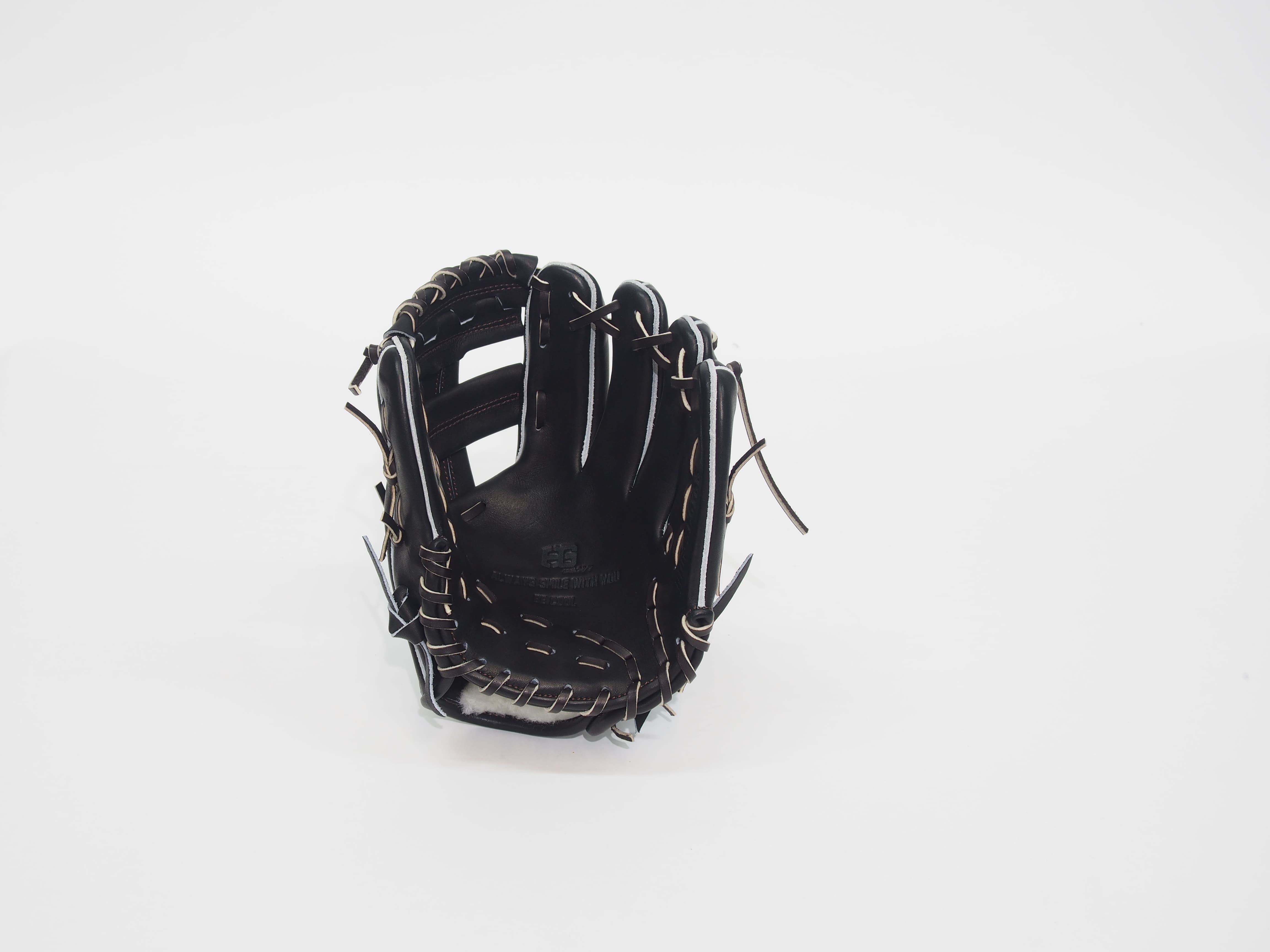 SL61SS 少年硬式 リトルリーグ ボーイズ ハグ 硬式グローブ 内野手 ブラック サイズ:27cm